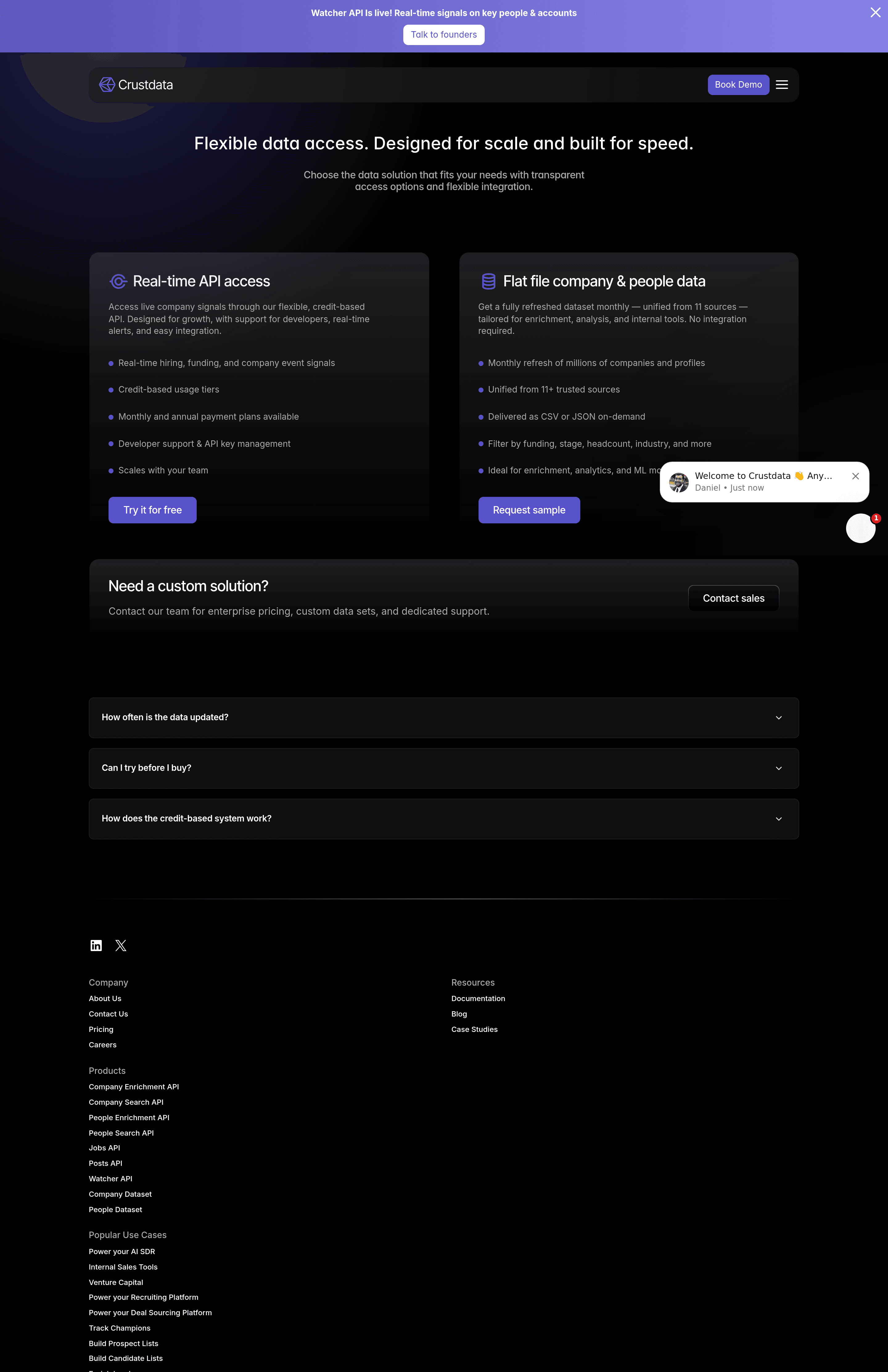 CompanyGPT 2.0 pricing page screenshot