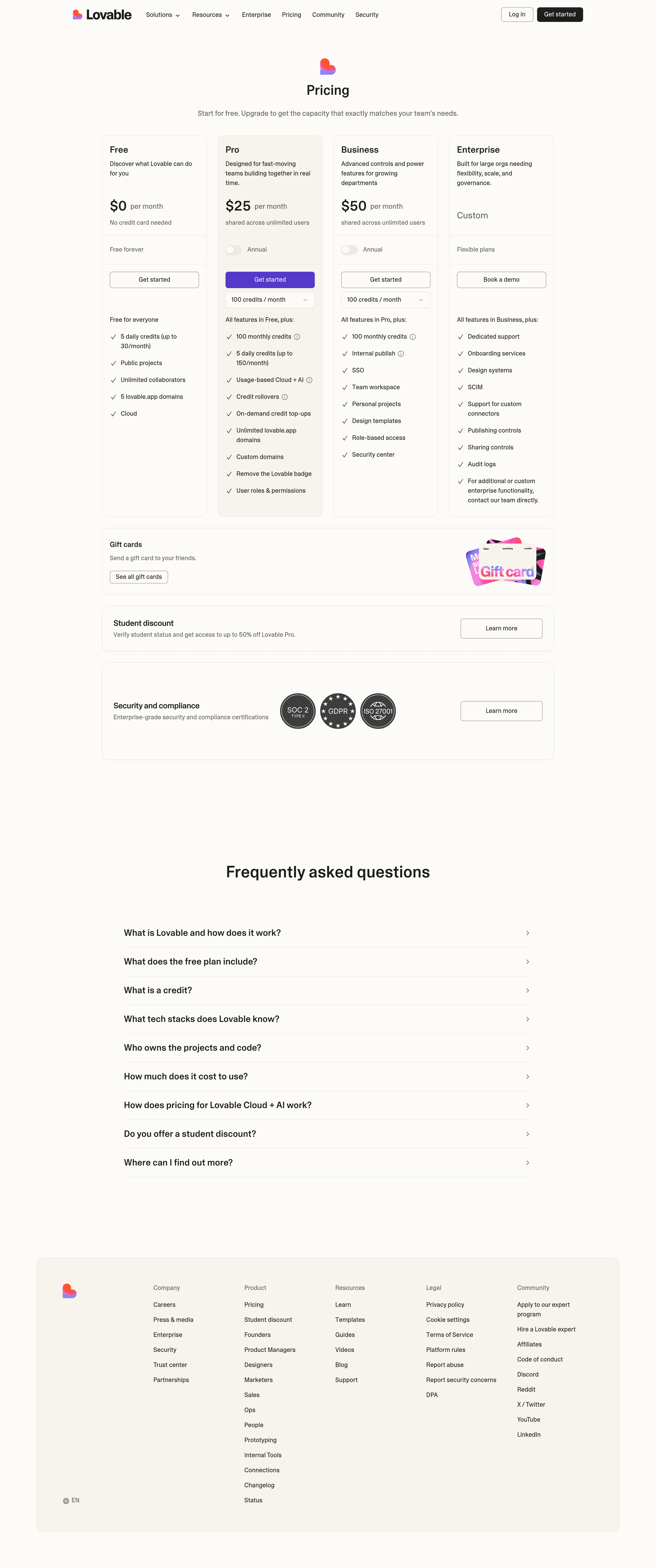 gptengineer.app pricing page screenshot