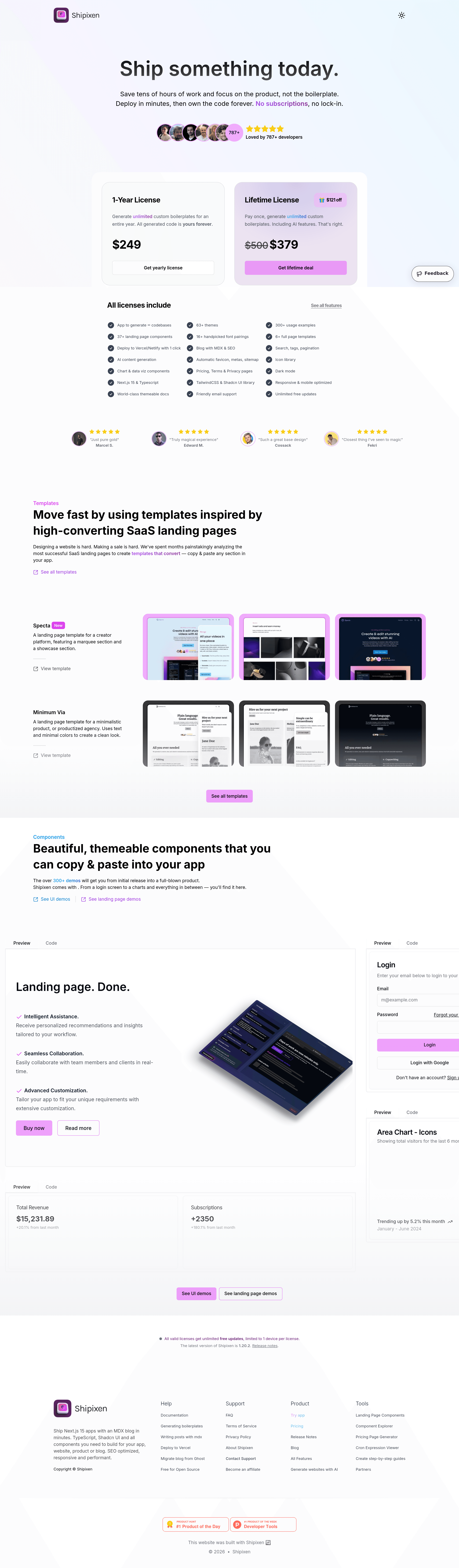 Pricing Page Generator pricing page screenshot