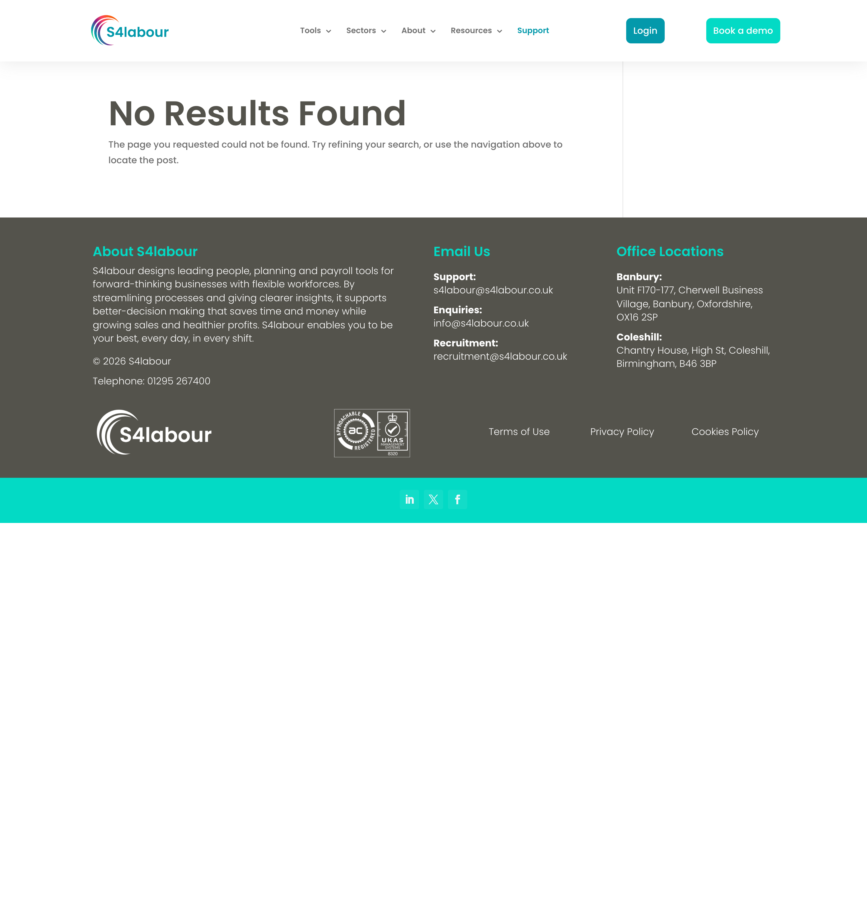 S4labour pricing page screenshot